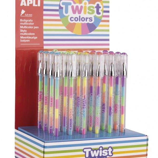 Bolígrafo gel Twist multicolor