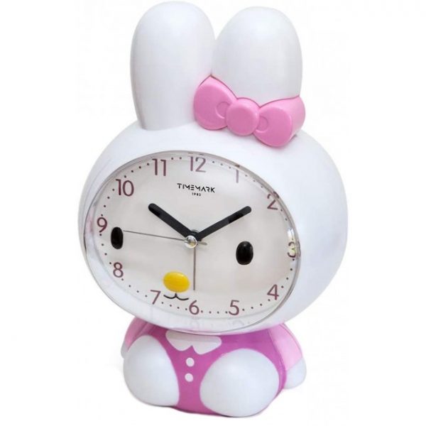 Imagen de reloj despertador conejita blanca