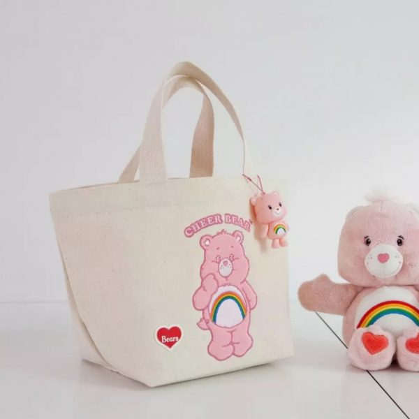 Imagen de bolso mini shopper osos amorosos rosa