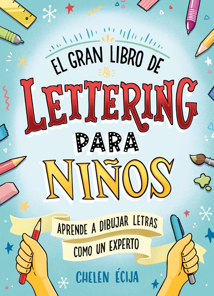 Imagen del gran libro de lettering para niños