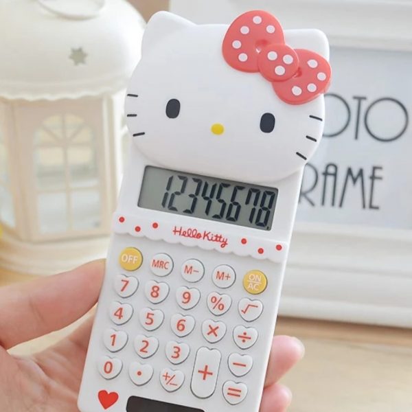 Calculadora hello kitty blanca