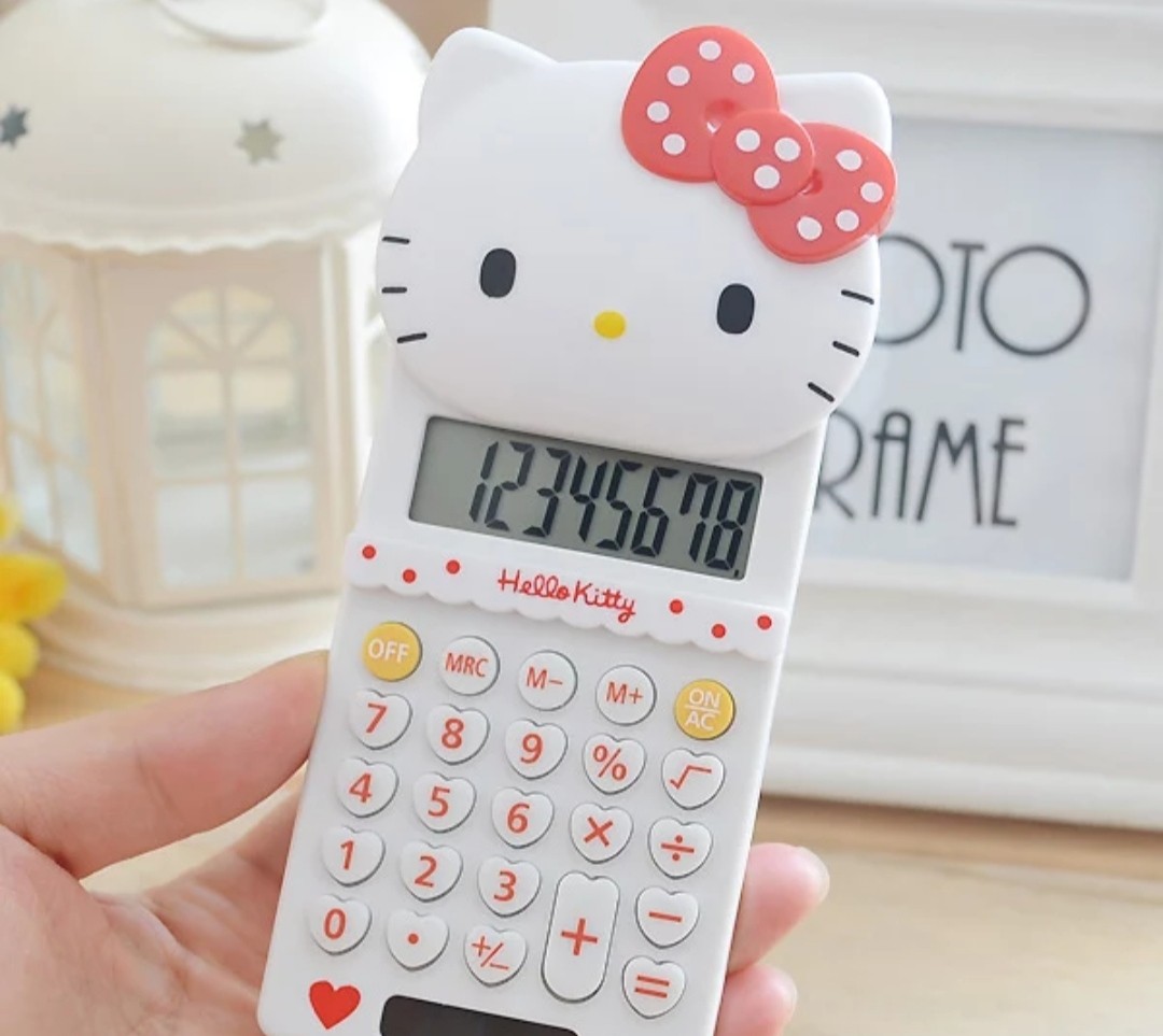 Imagen de calculadora de hello kitty