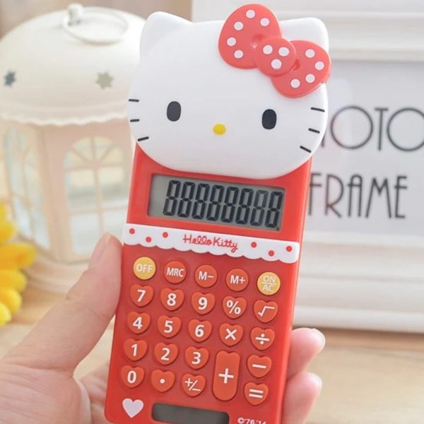 Calculadora hello kitty roja