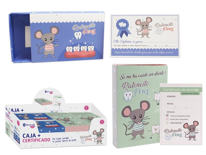 Caja con certificado del ratoncito pérez - La Selva de Papel - Papelería y  regalos