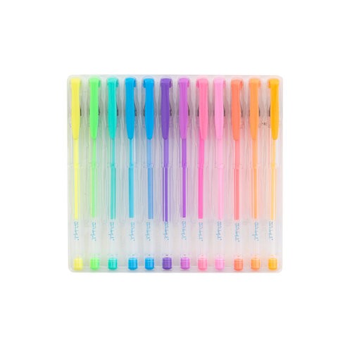 Imagen de set de 12 bolígrafos de colores