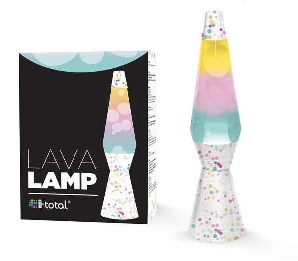 Imagen de lámpara de lava bubbles pastel