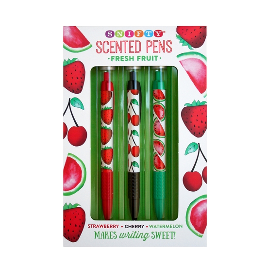 Imagen de bolígrafos perfumados fruta