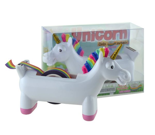 Imagen de portarrollos cinta adhesiva unicornio