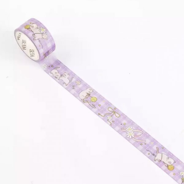 Washi tape Cats and Daisies