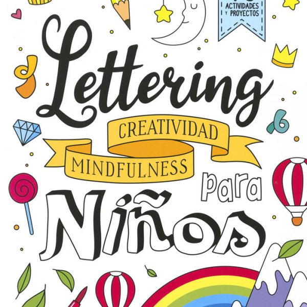 Imagen de cuaderno de lettering, creatividad y mindfulness para niños