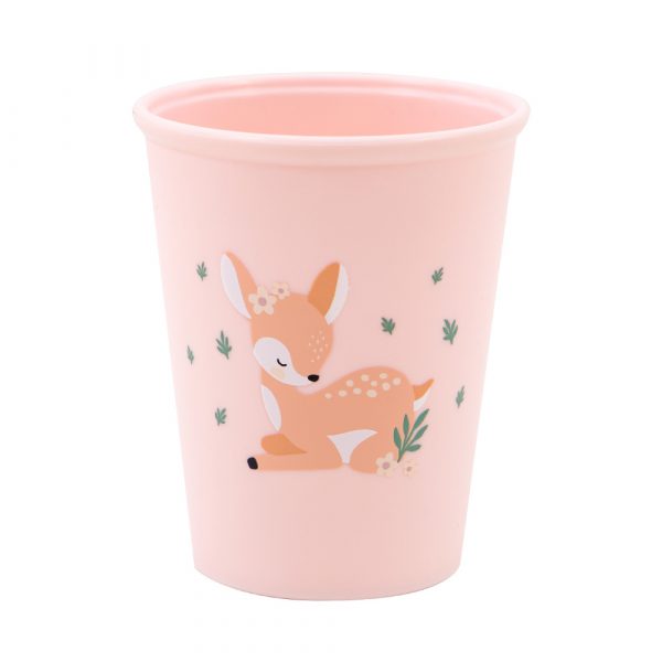 Imagen de vaso de ciervo rosa