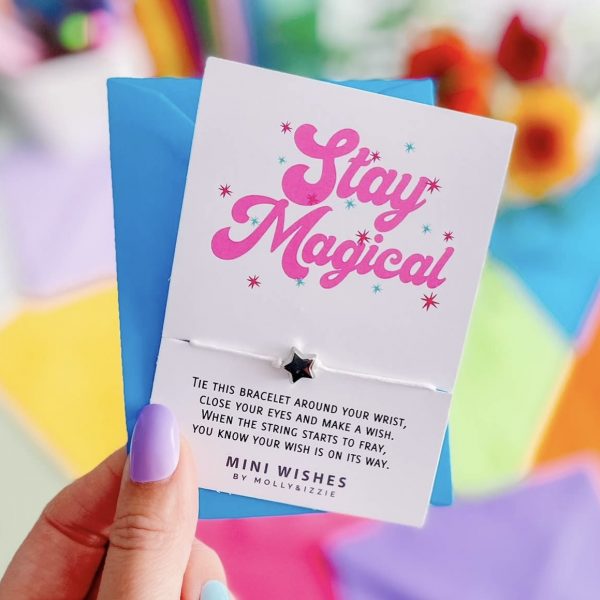 Stay Magical – Pulsera de los deseos con tarjeta y sobre