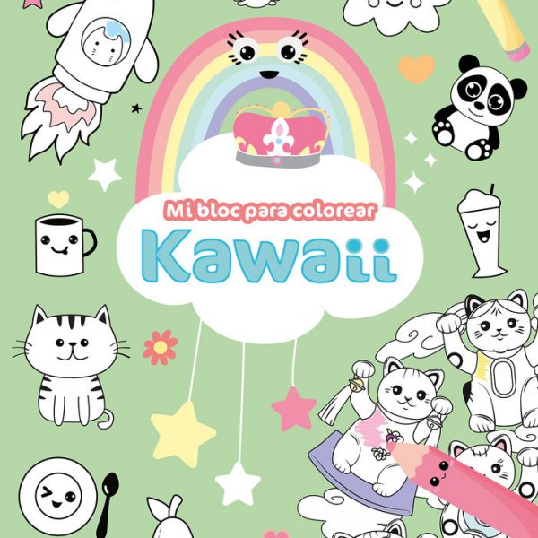Mi Bloc para Colorear Kawaii