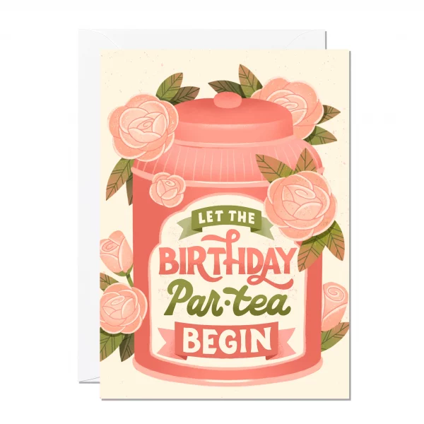 Tarjeta de cumpleaños - Birthday Par-Tea