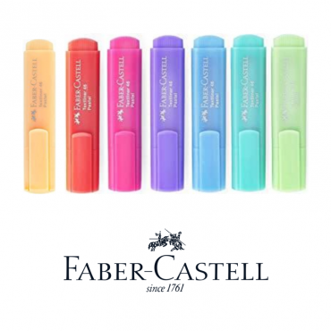 Imagen de marcador color pastel de la marca faber castell