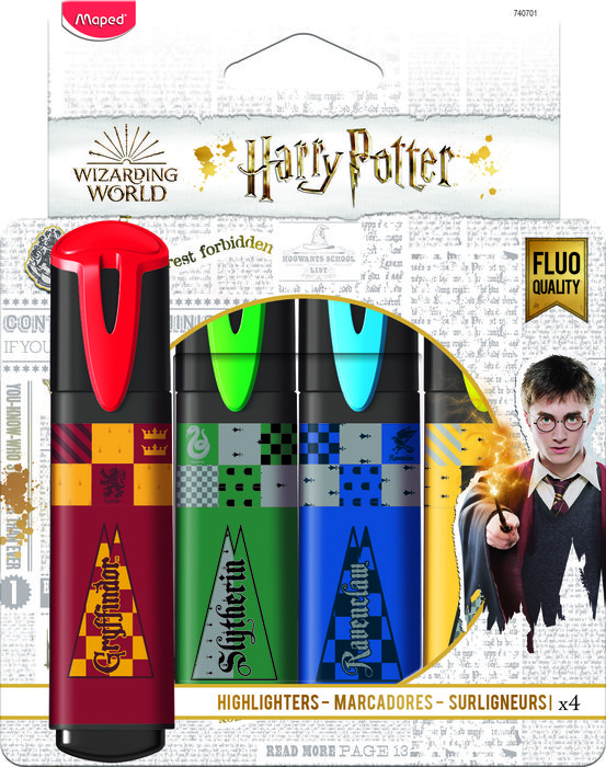 Imagen de marcadores fluor Harry potter