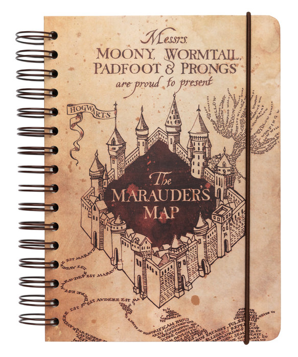 Imagen de cuaderno Bullet a5 mapa Harry Potter