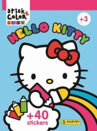 Imagen de libro de colorear y pegatinas hello kitty