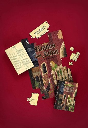 Imagen de puzzle libro romeo y julieta 250 piezas