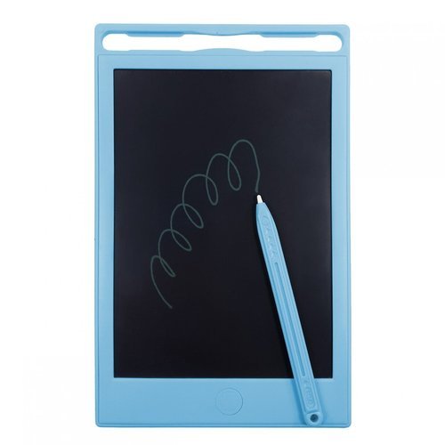 Imagen de tablet para aprender a dibujar azul
