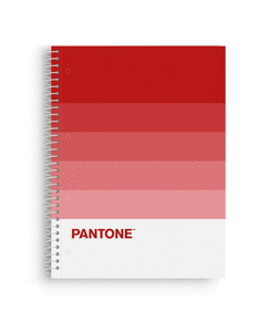 Imagen de cuaderno a4 pantone rojo