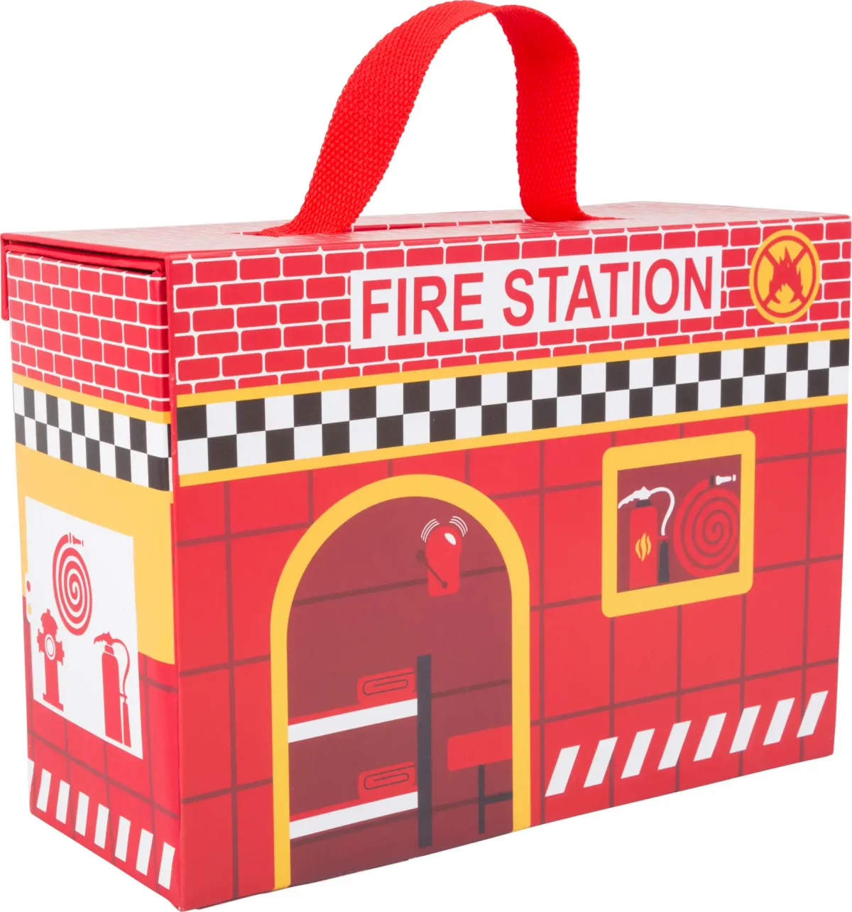 Imagen de maletín de juego de bomberos