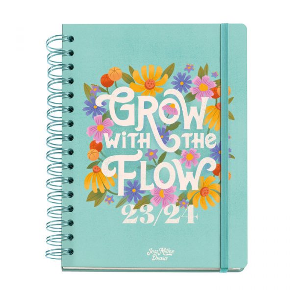 Agenda Escolar Grow with the Flow A5 Semana Vista