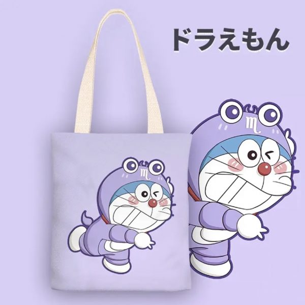 Tote Bag Doraemon Morada