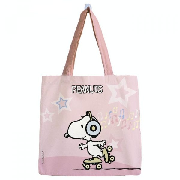 Tote Bag Snoopy Patinando Pequeña