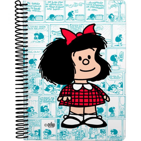 Libreta A5 Cuadros Mafalda Viñetas