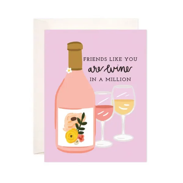 Tarjeta de amistad - Wine In A Million