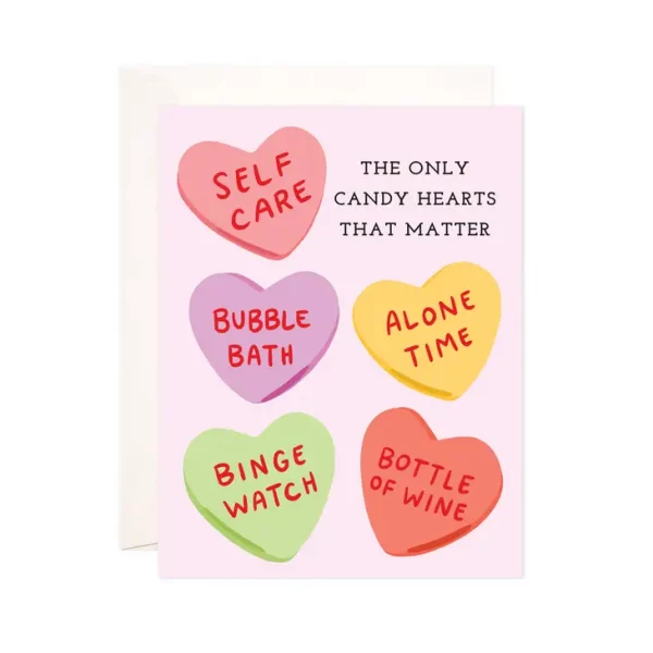 Tarjeta de amistad – The only candy hearts that matter