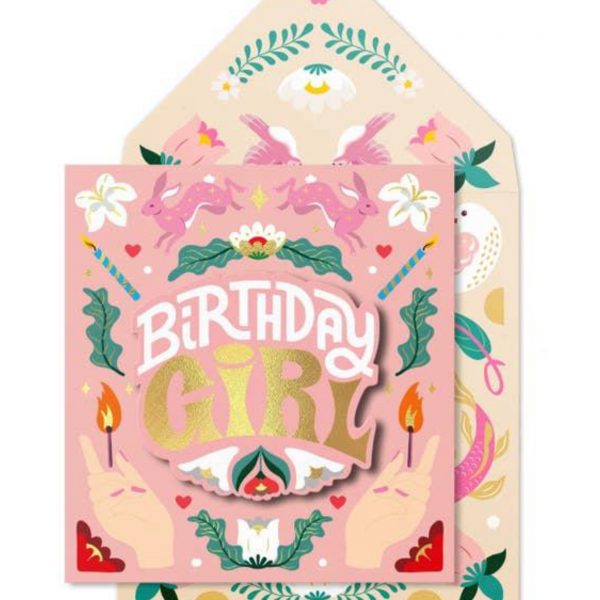 Tarjeta 3D - Birthday Girl