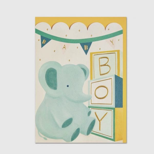 Tarjeta - Elefante Baby Boy