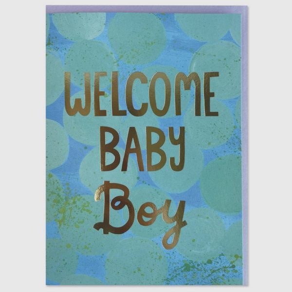 Tarjeta - Welcome Baby Boy