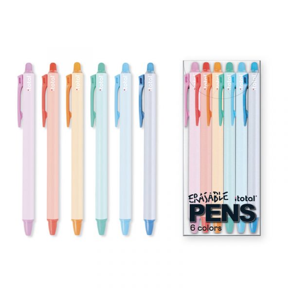 Pack 6 Bolígrafos Borrables de Colores