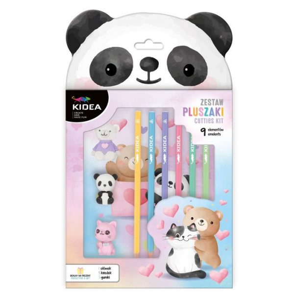 Pack de Lápices y Gomas de Borrar Panda
