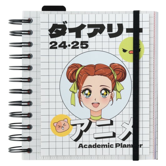 Agenda Escolar Día Página Anime 24-25