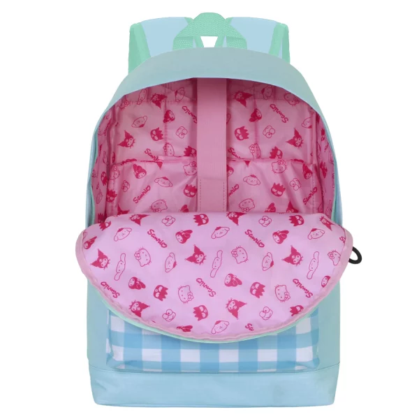 Mochila Cinnamoroll Cuadros Vichy 43cm