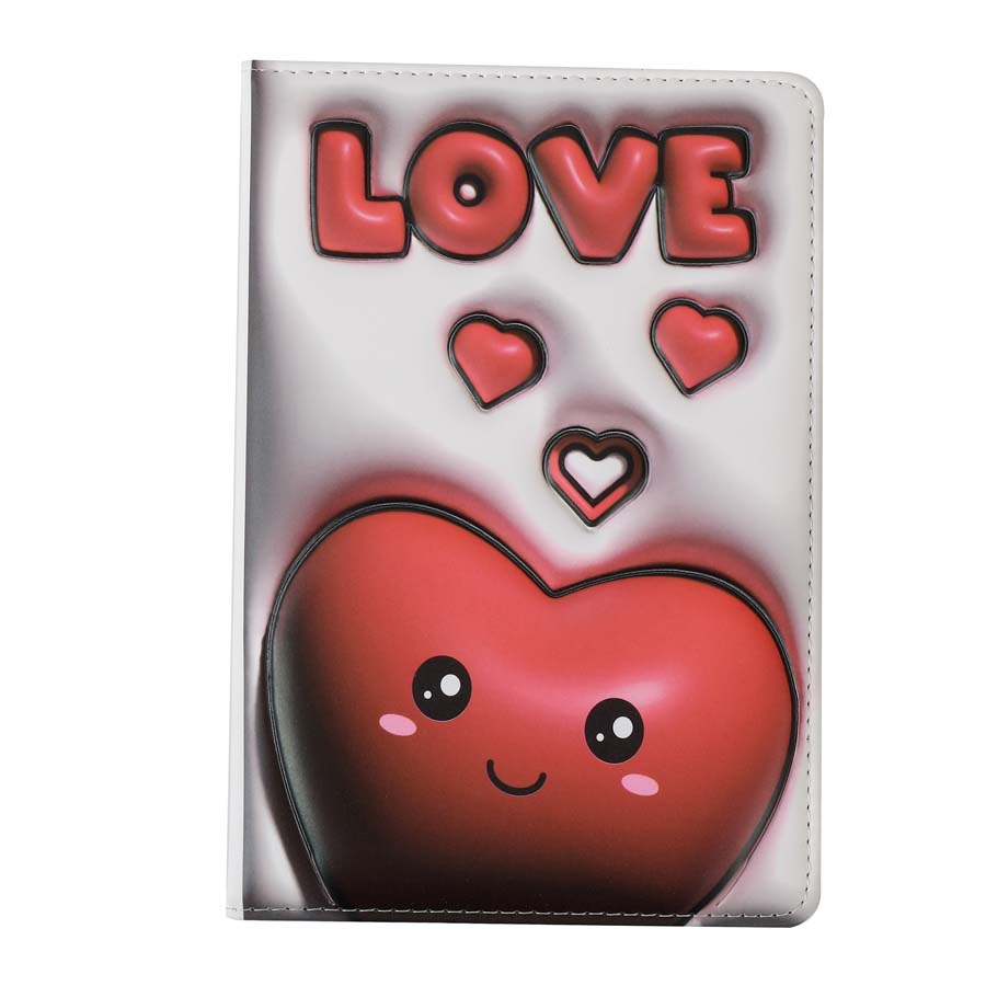 Cuaderno A5 Liso 3D Acolchado Love - Imagen 2