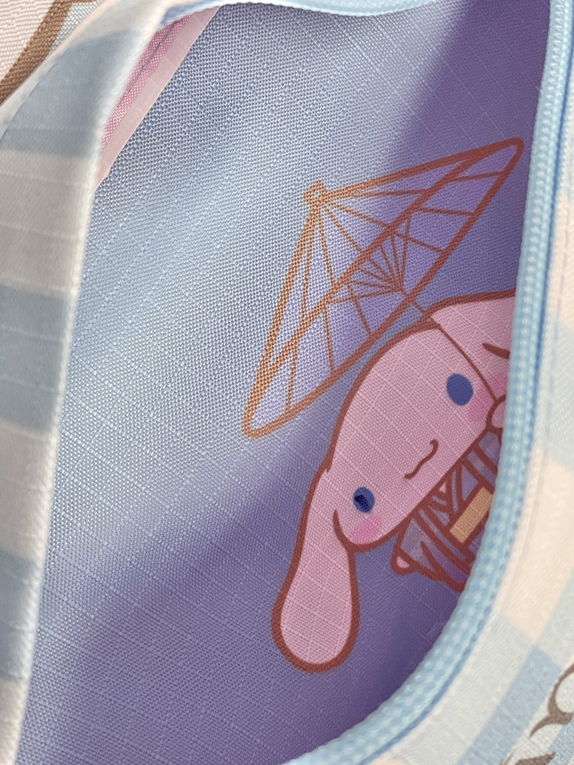 Mochila Cinnamoroll Cuadros Vichy 43cm - Imagen 5