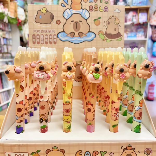 Bolígrafo Borrable Capibara Frutitas