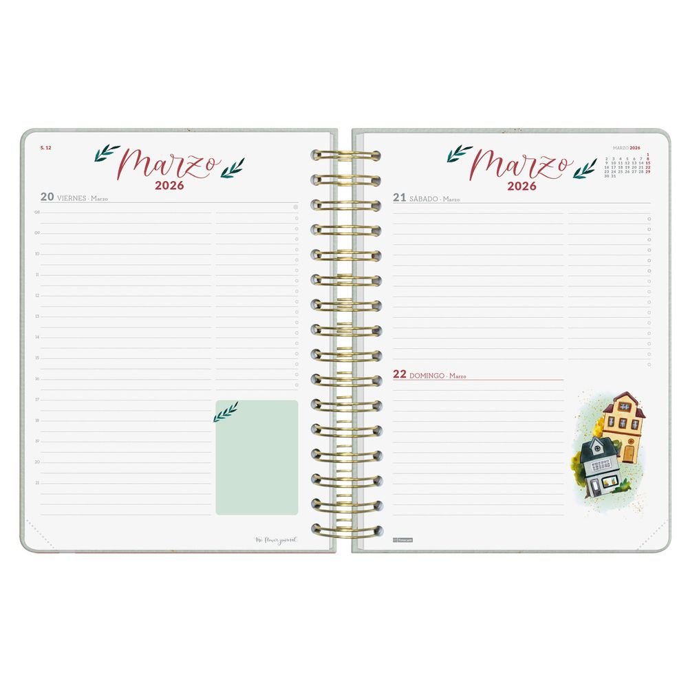 Agenda Escolar Día Página 25/26 The Flower - Imagen 6