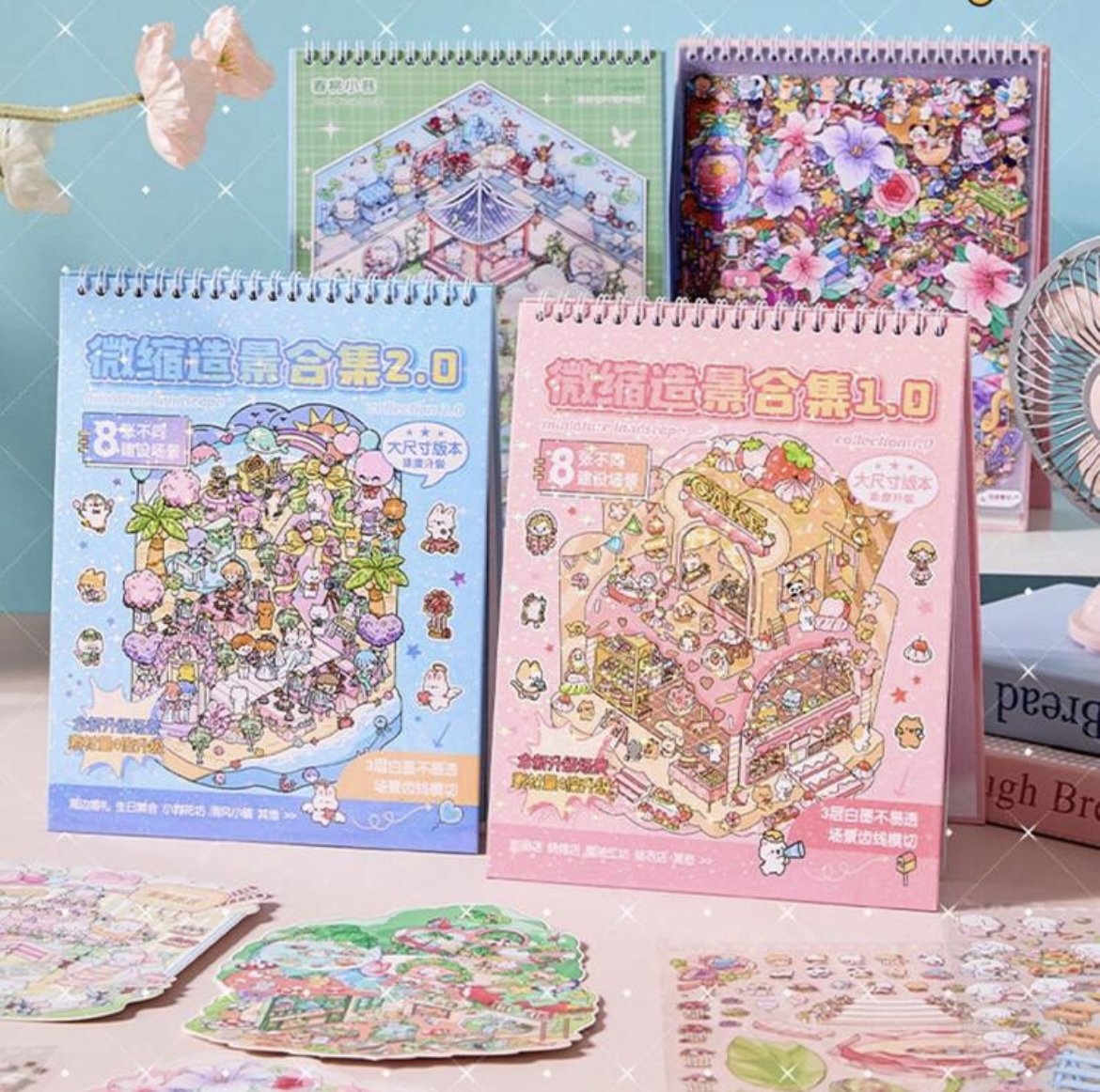 Libreta de Pegatinas Crea tus Propios Escenarios en Miniatura – Magic Dream (8 escenas) Grande - Imagen 7