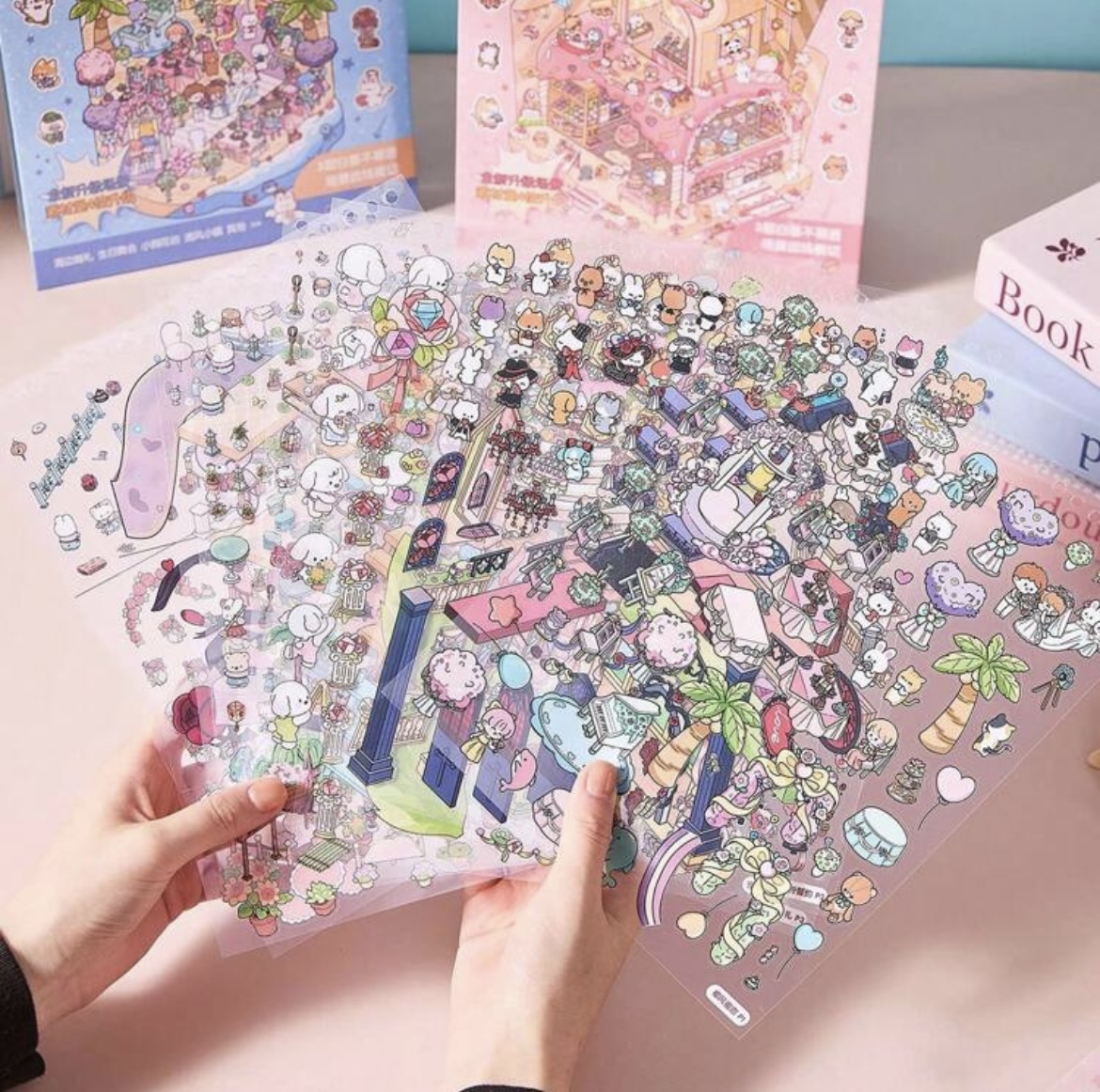 Libreta de Pegatinas Crea tus Propios Escenarios en Miniatura – Magic Dream (8 escenas) Grande - Imagen 10