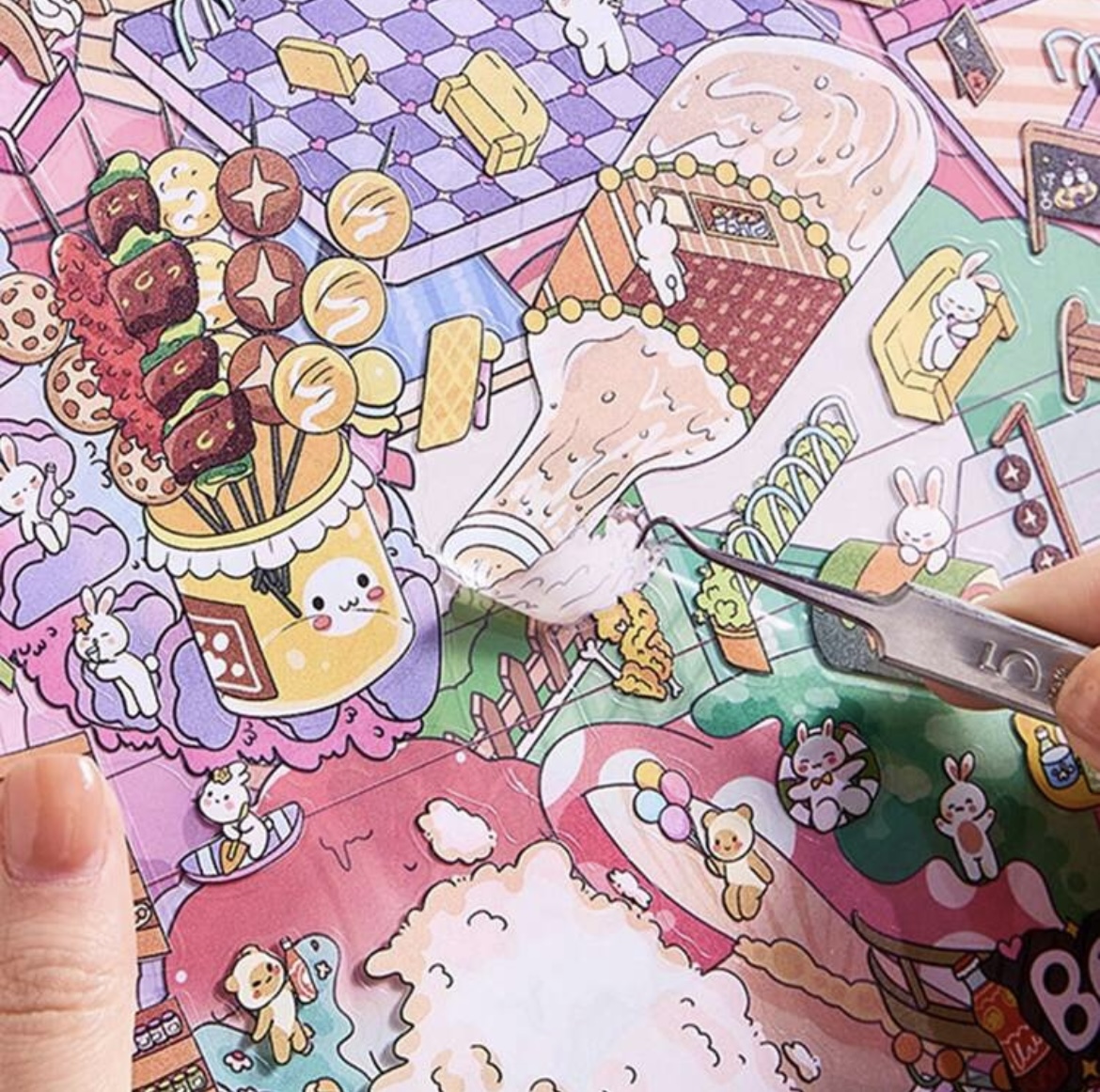 Libreta de Pegatinas Crea tus Propios Escenarios en Miniatura – Magic Dream (8 escenas) Grande - Imagen 8