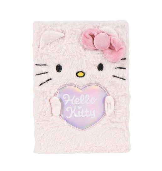 Cuaderno A5 Rayas Peluche Hello Kitty 3D