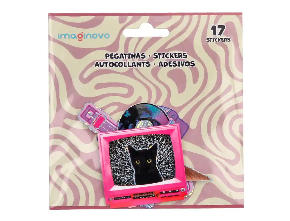 Pegatinas Retro para Decorar Objetos o Superficies