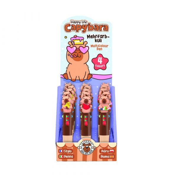 Bolígrafo 4 Colores Capibara