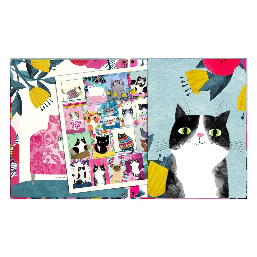 Agenda Anual Semana Vista A5 Planet Cats 2026 - Imagen 4